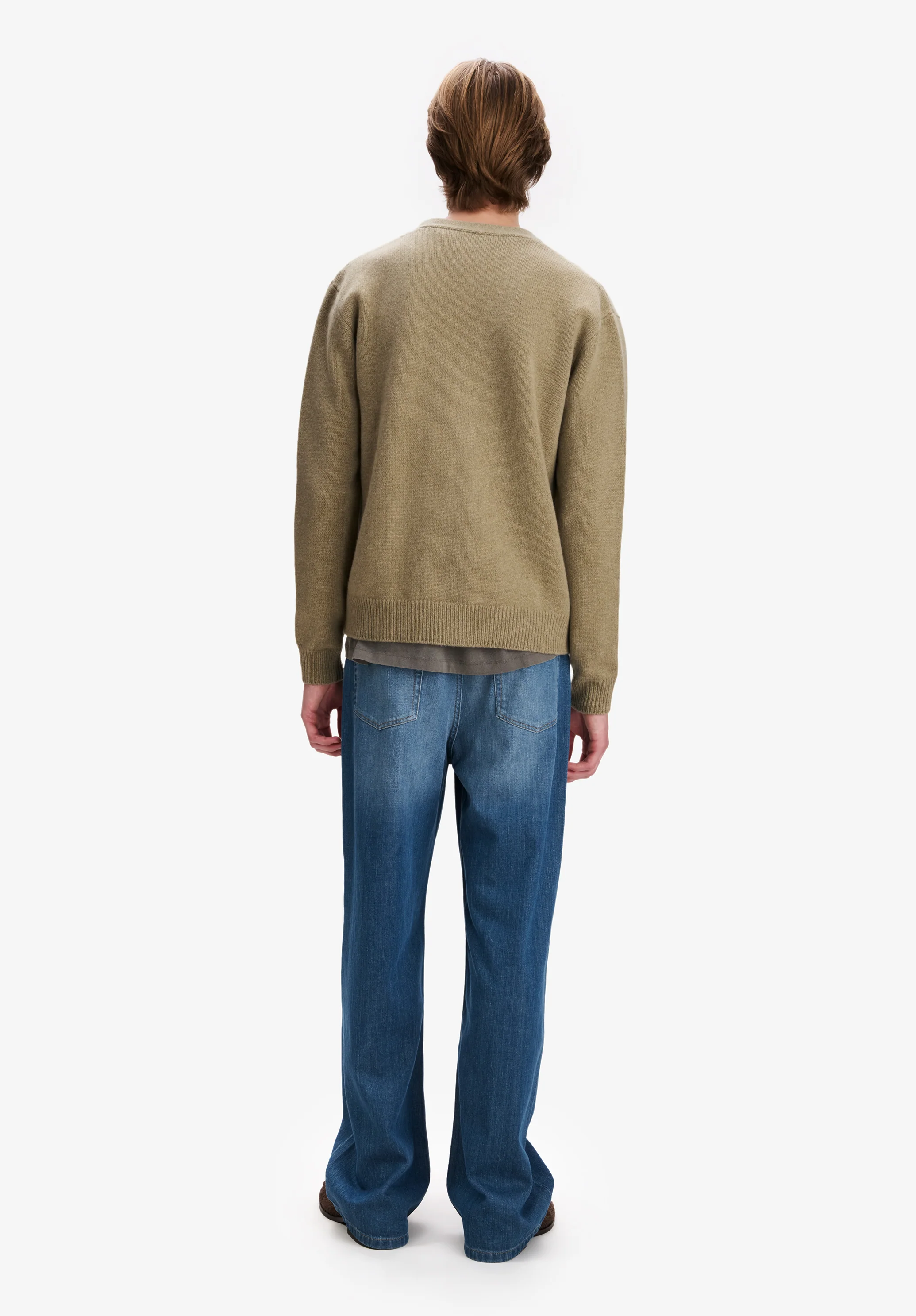 Beige wool cardigan - Image 3