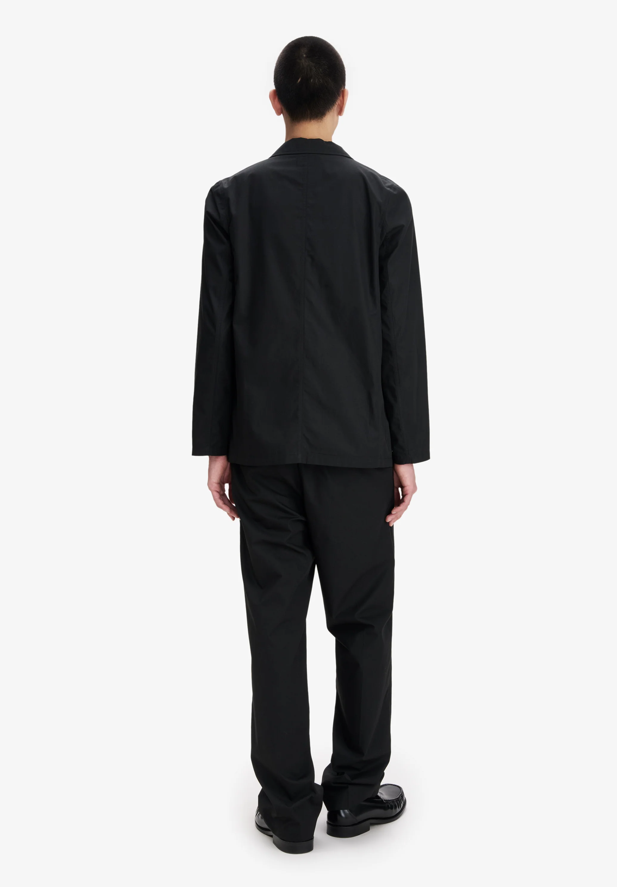 Black organic cotton trousers - Image 3