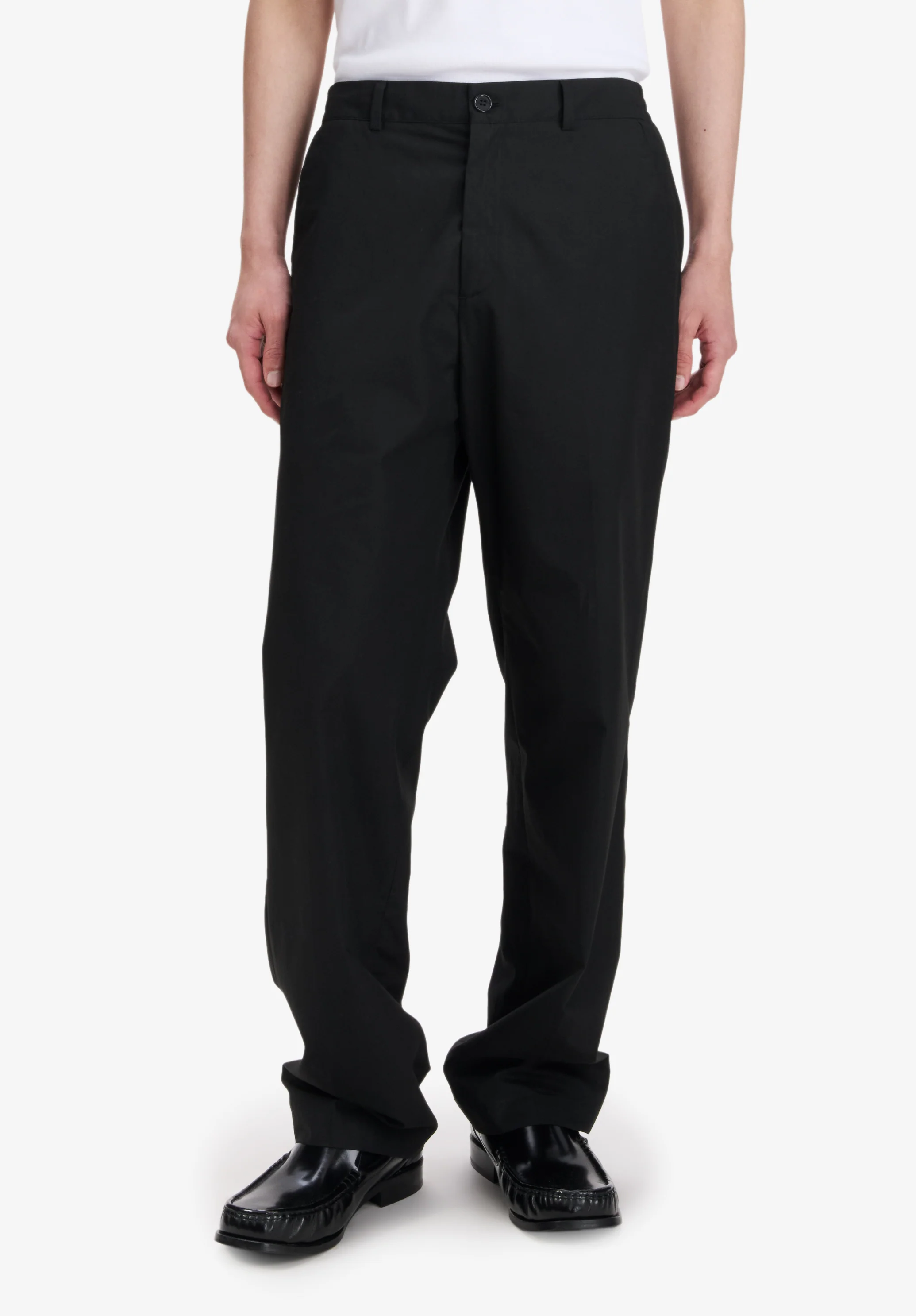 Black organic cotton trousers - Image 4