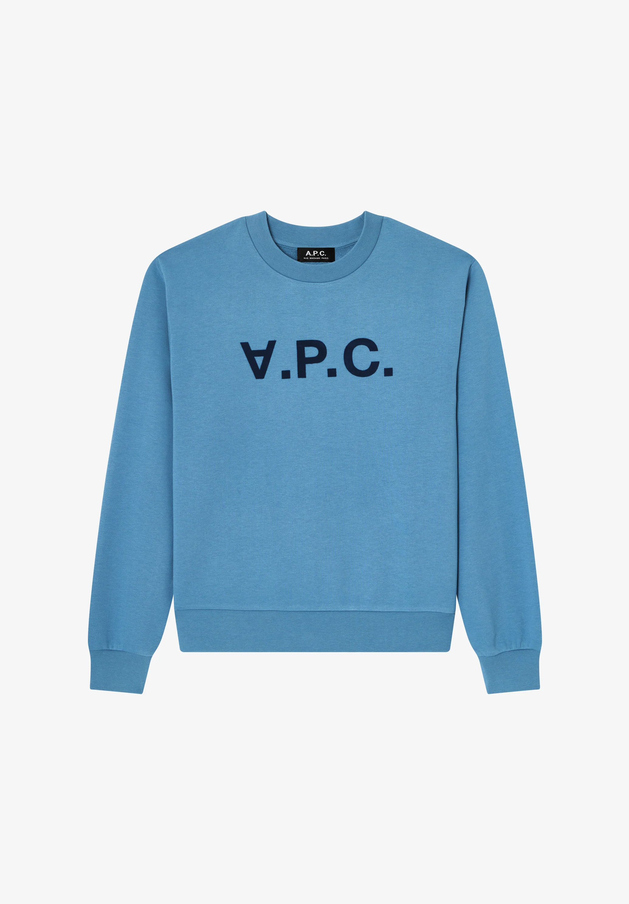 Blue V.P.C. logo sweatshirt