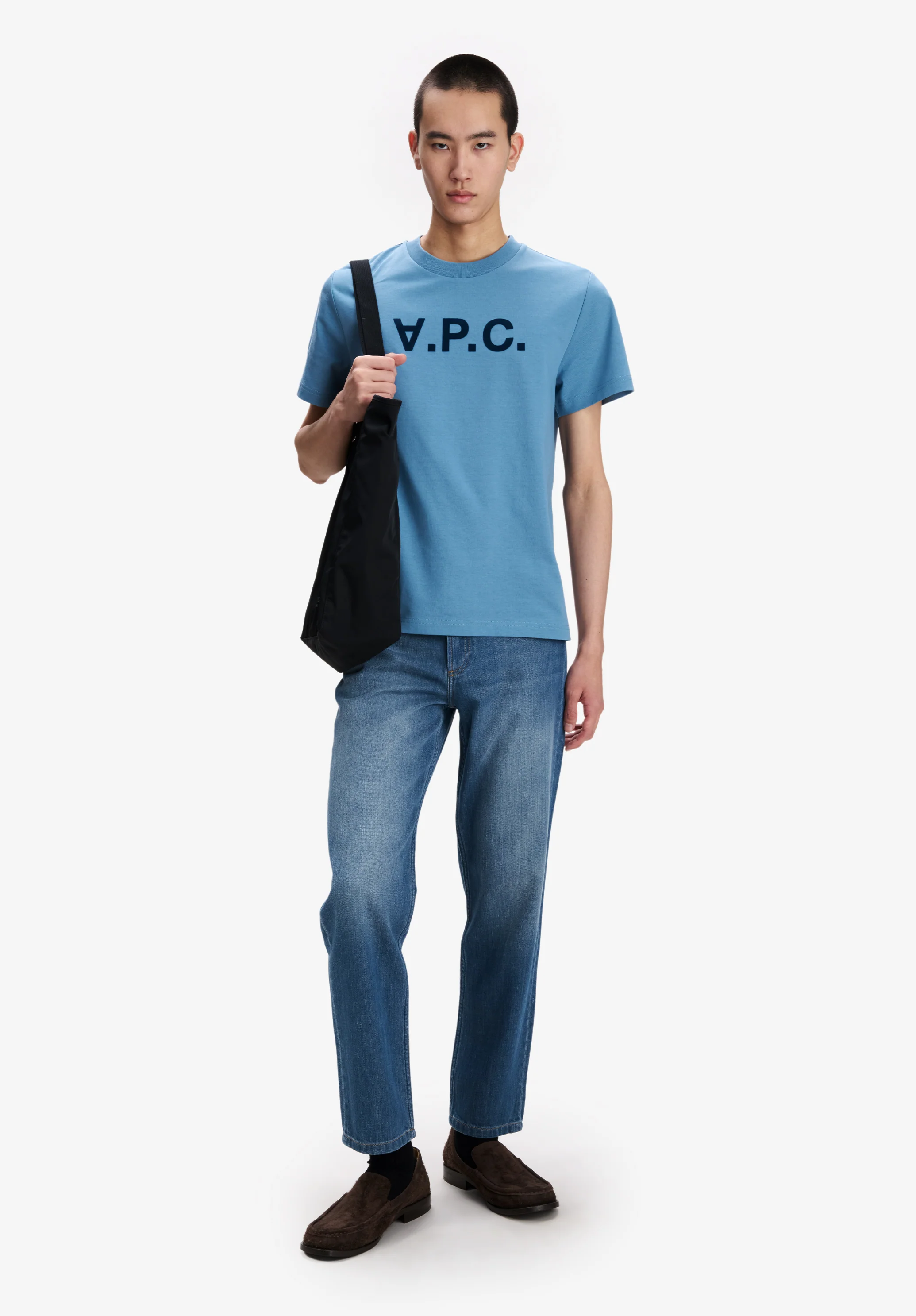 Blue V.P.C. logo T-shirt - Image 2