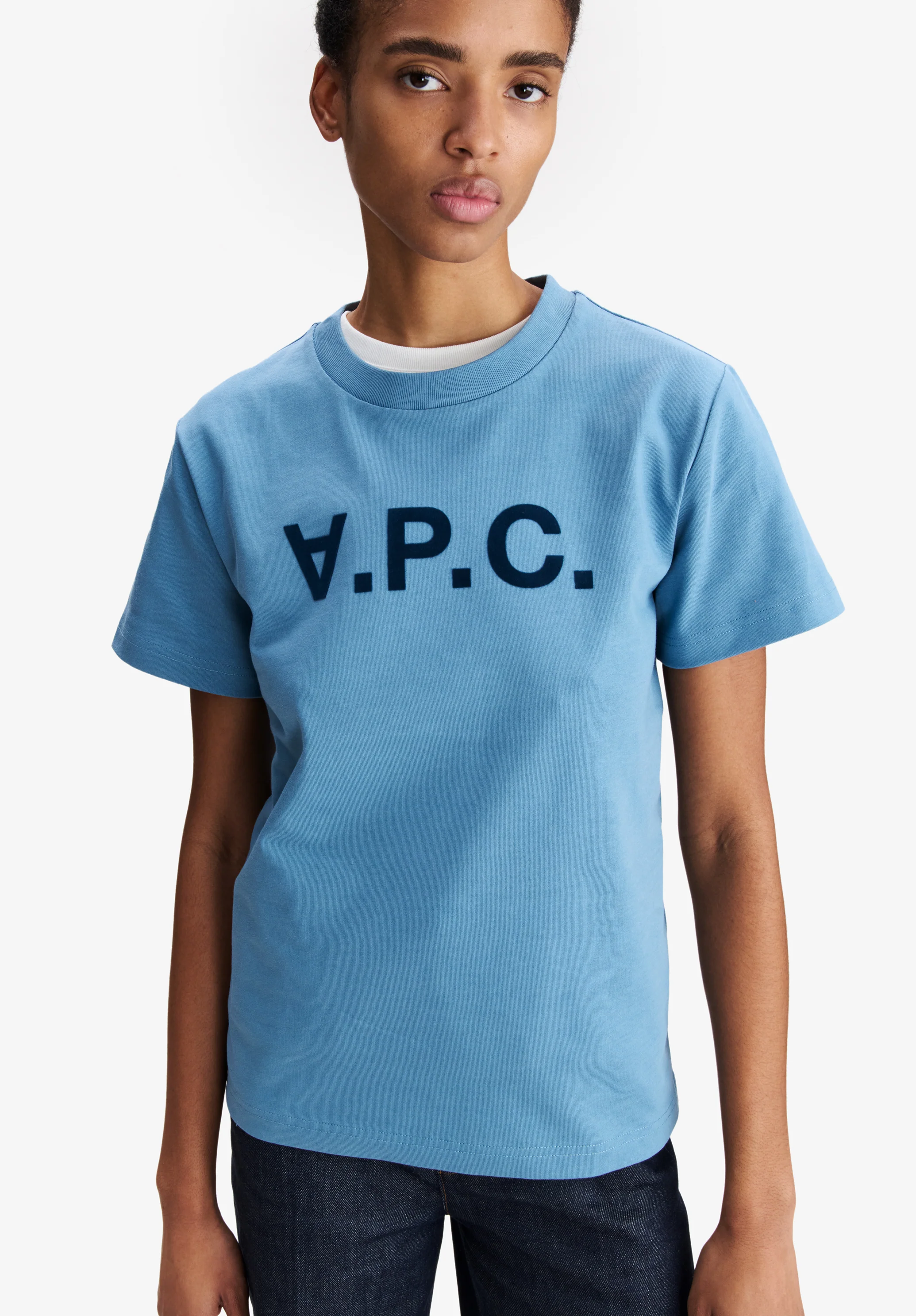 Blue V.P.C. logo T-shirt - Image 7