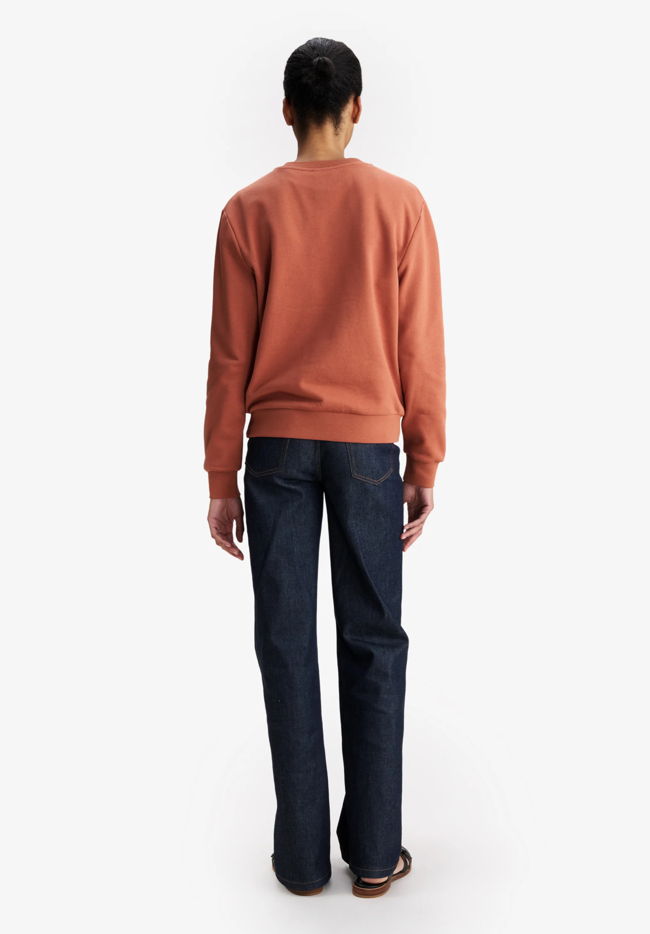 Brick red sweatshirt with V.P.C. logo - Image 3