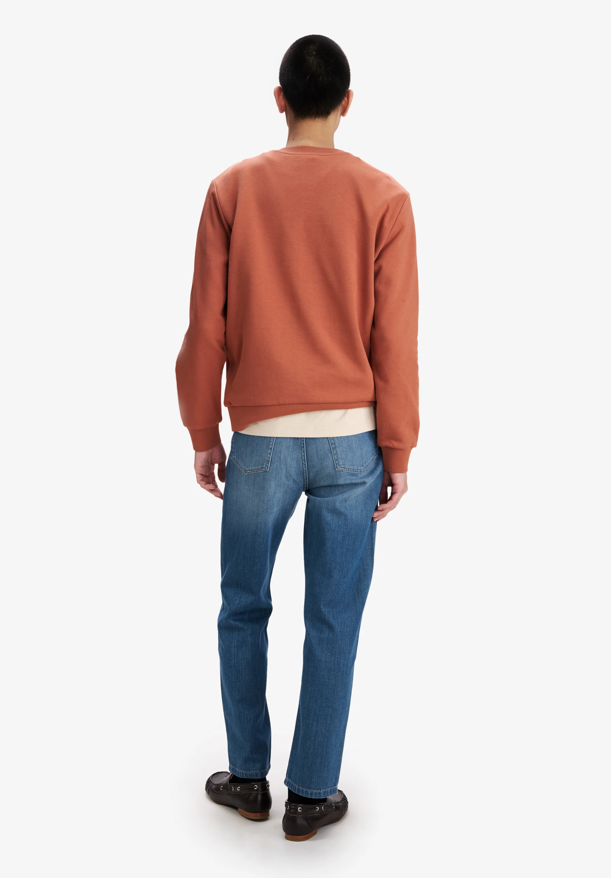 Brick red sweatshirt with V.P.C. logo - Image 6
