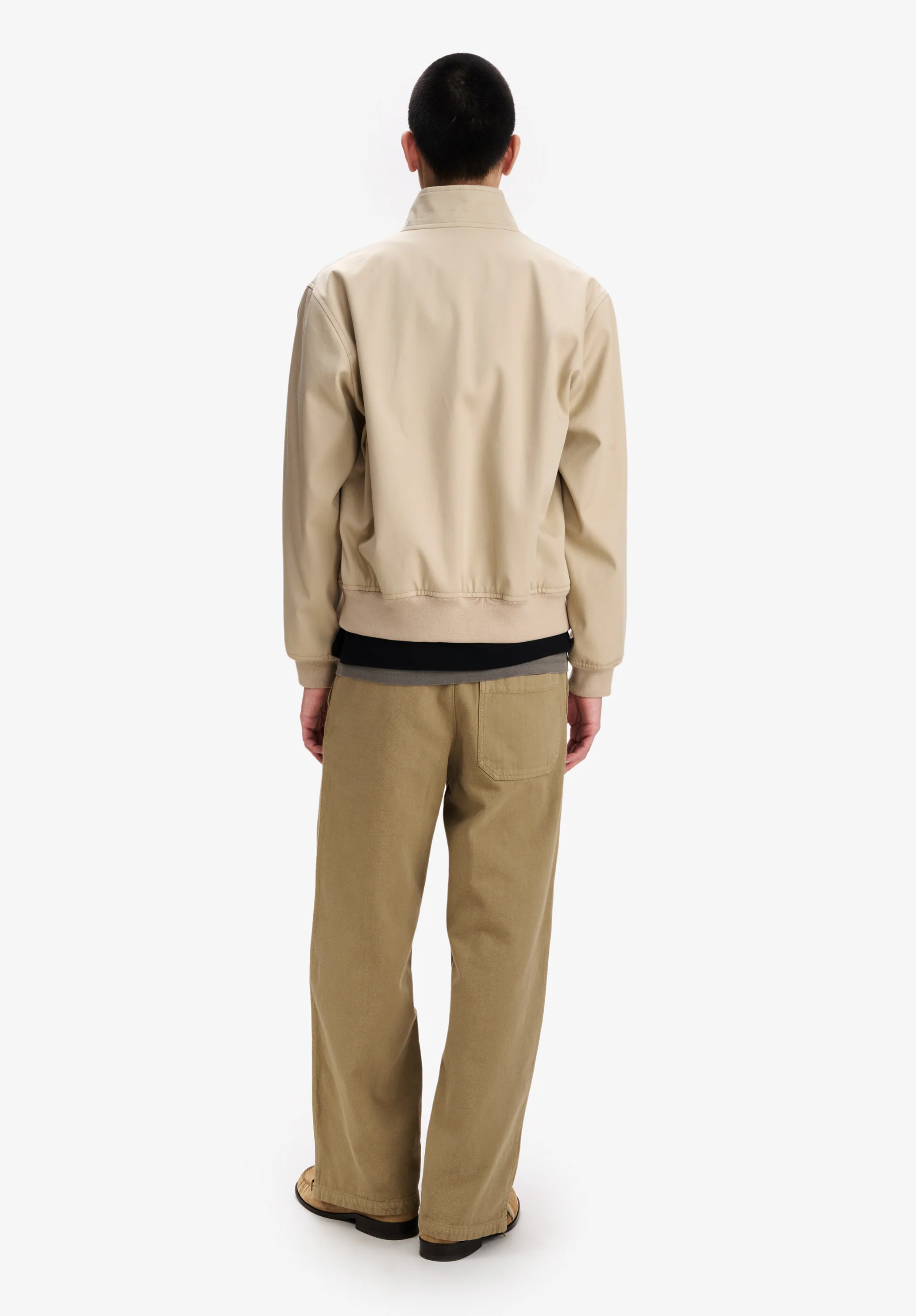 Dark beige workwear trousers - Image 3