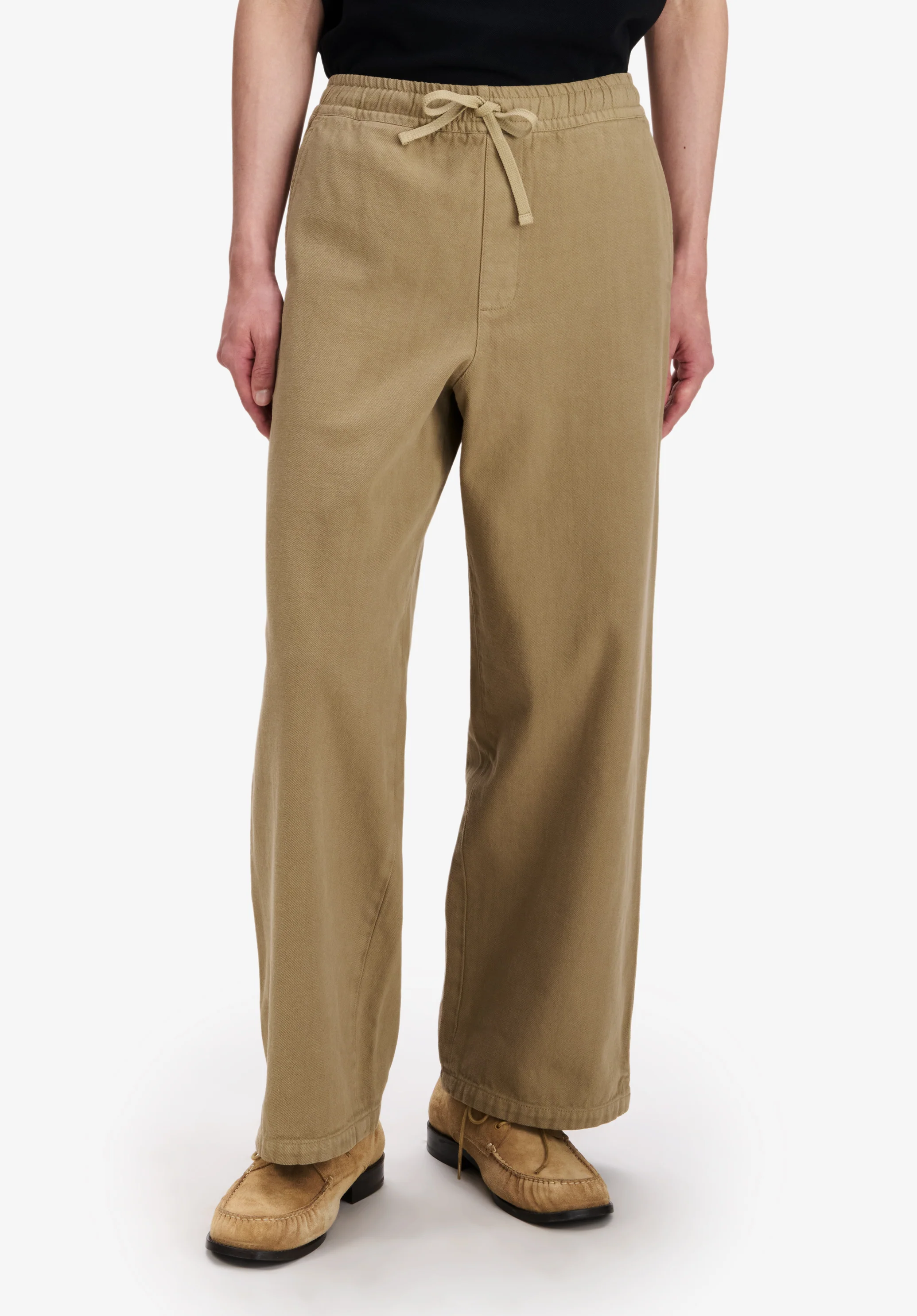 Dark beige workwear trousers - Image 4