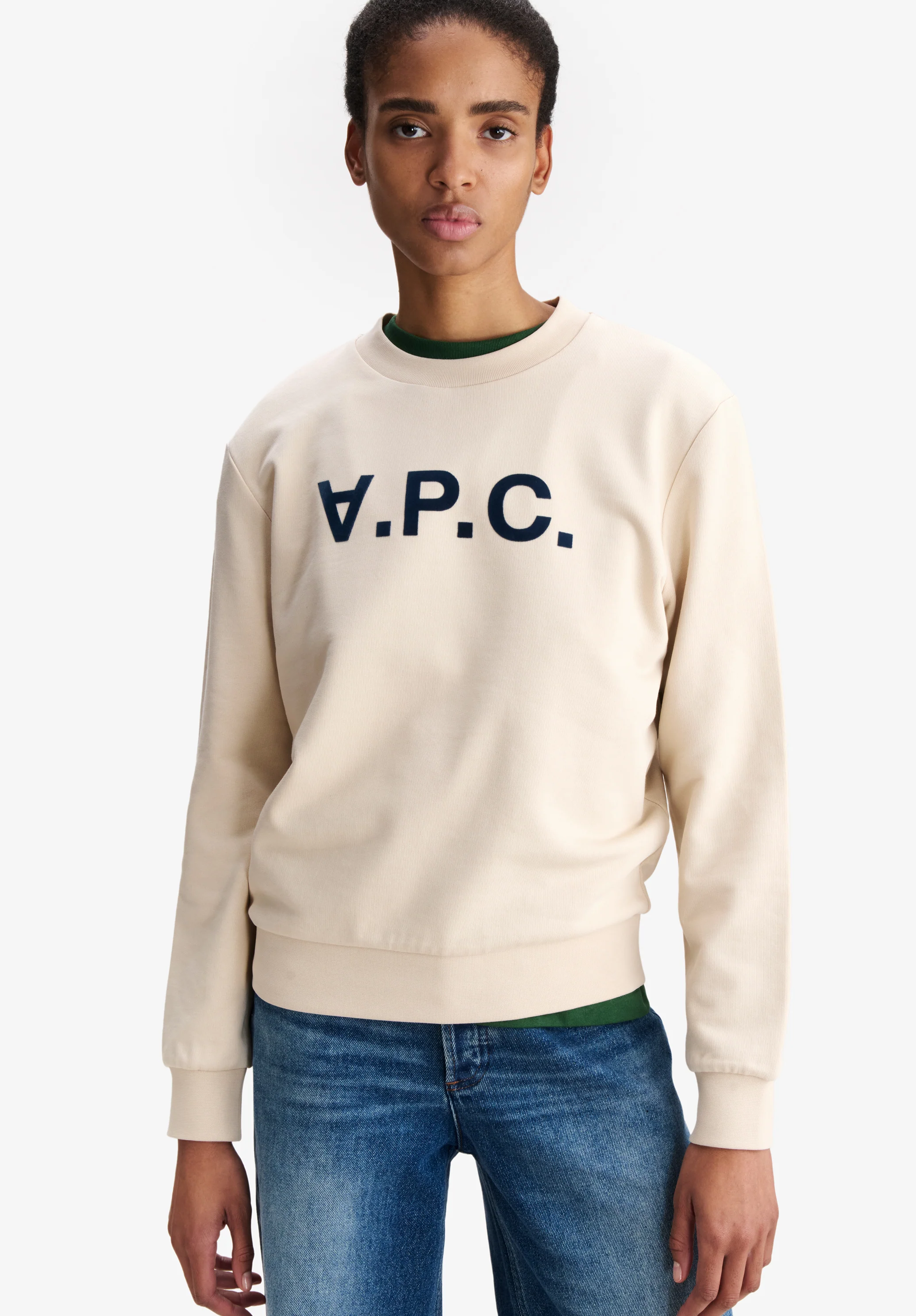 Grey sweatshirt with V.P.C. logo - Image 2