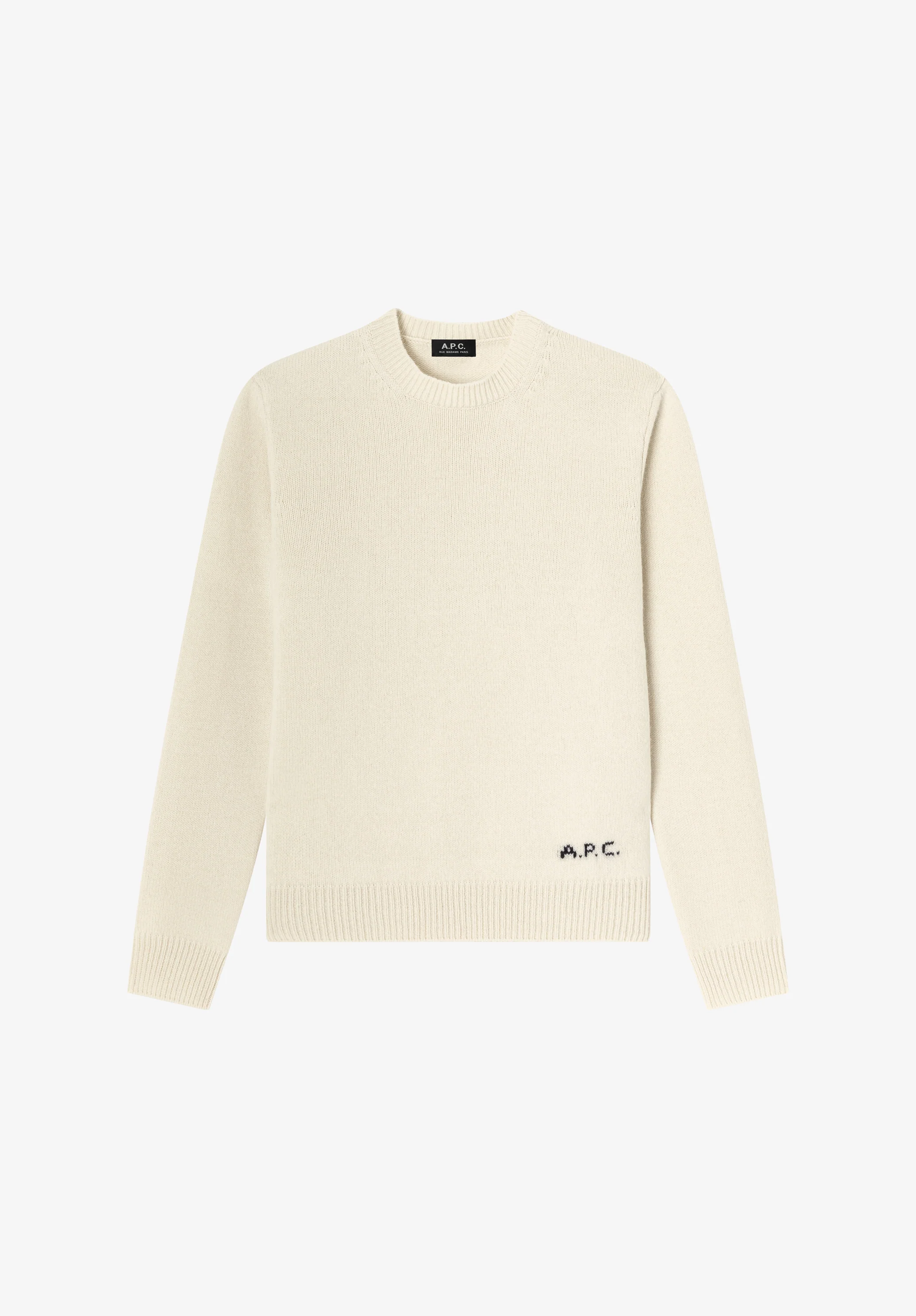 Loose ecru wool sweater