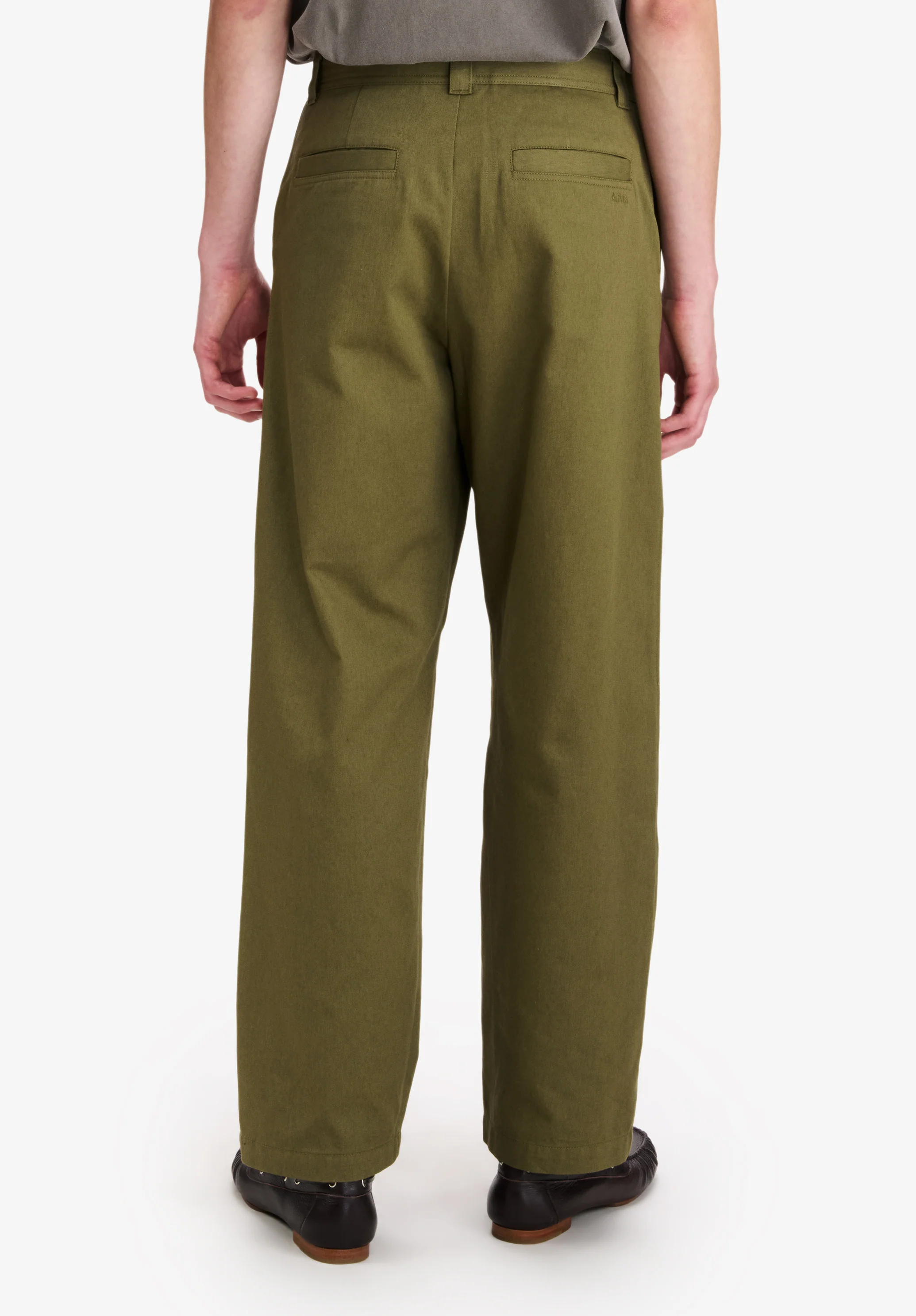 Loose khaki chinos - Image 4