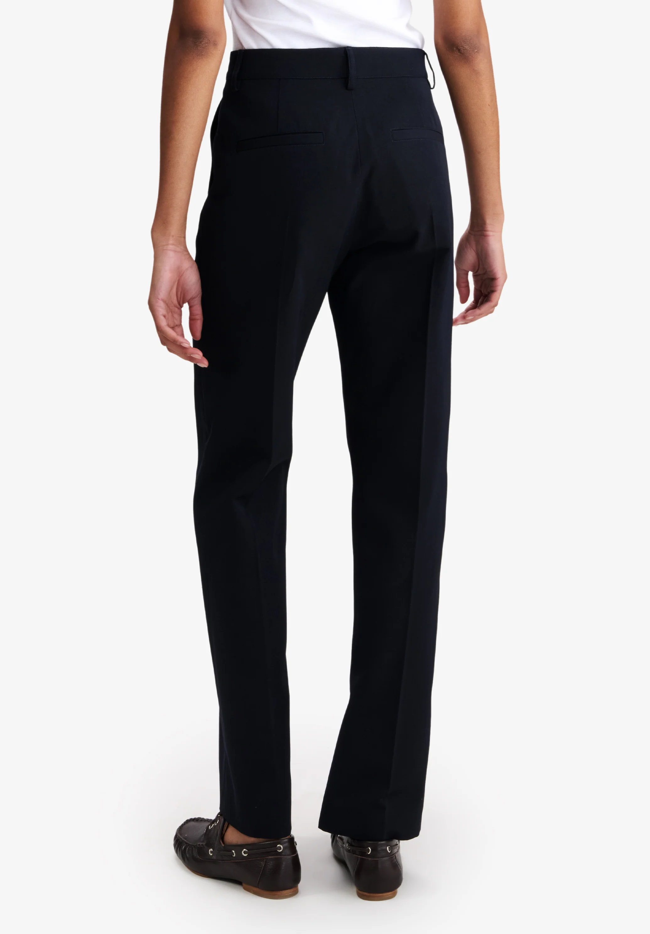 Navy blue tailored trousers - Image 5