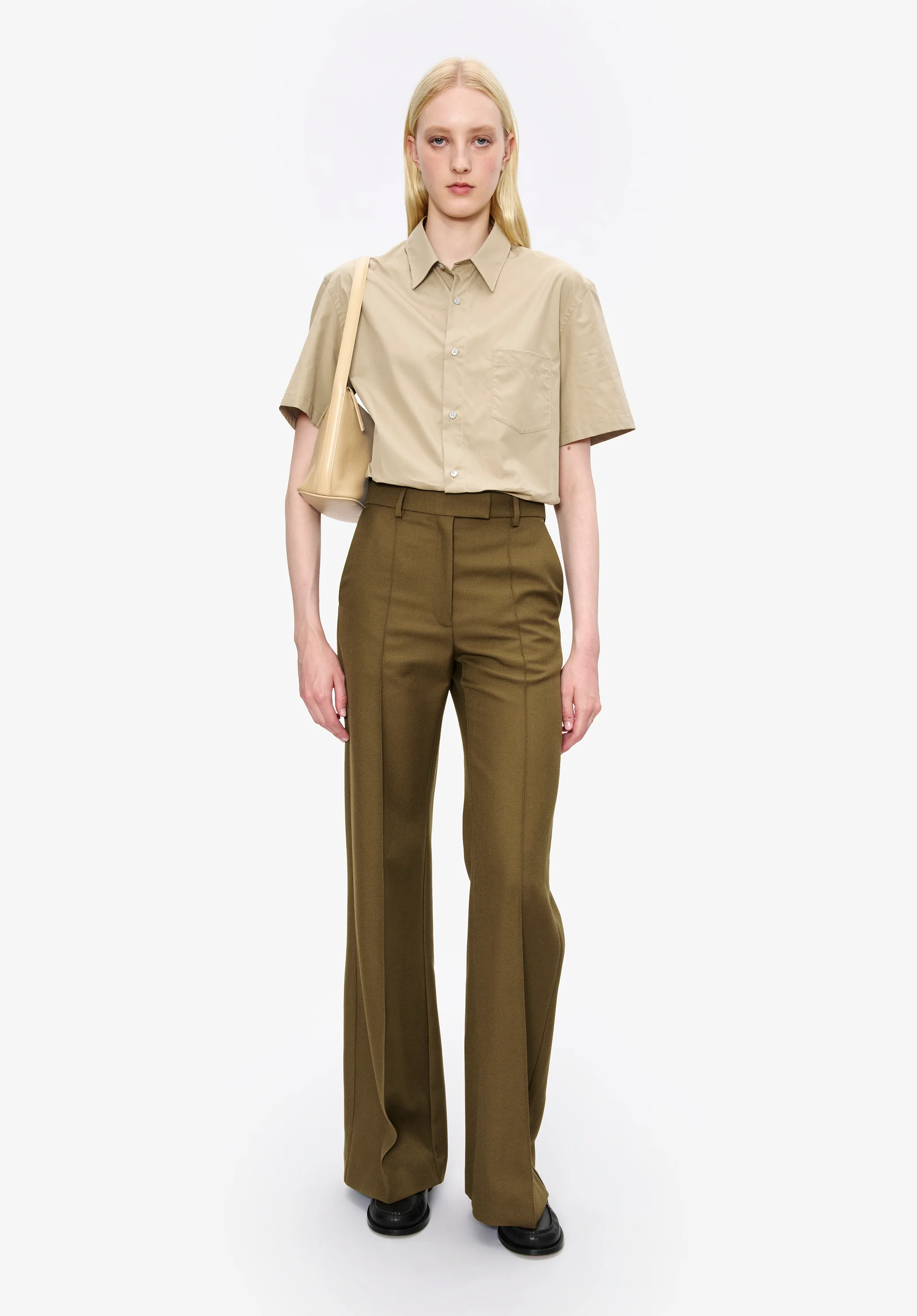 Poplin short-sleeve shirt - Image 2