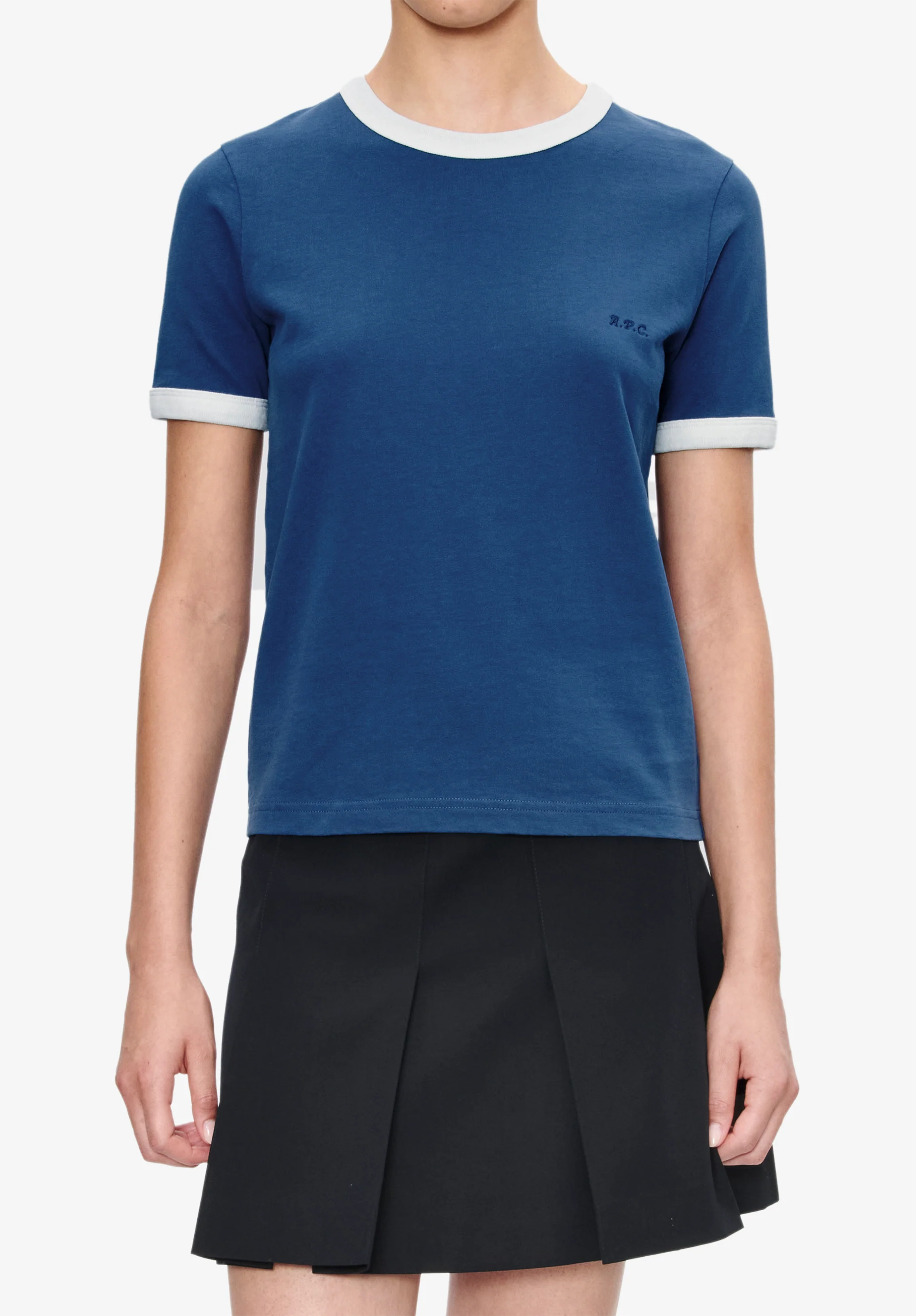Ringer crop T-shirt - Image 4