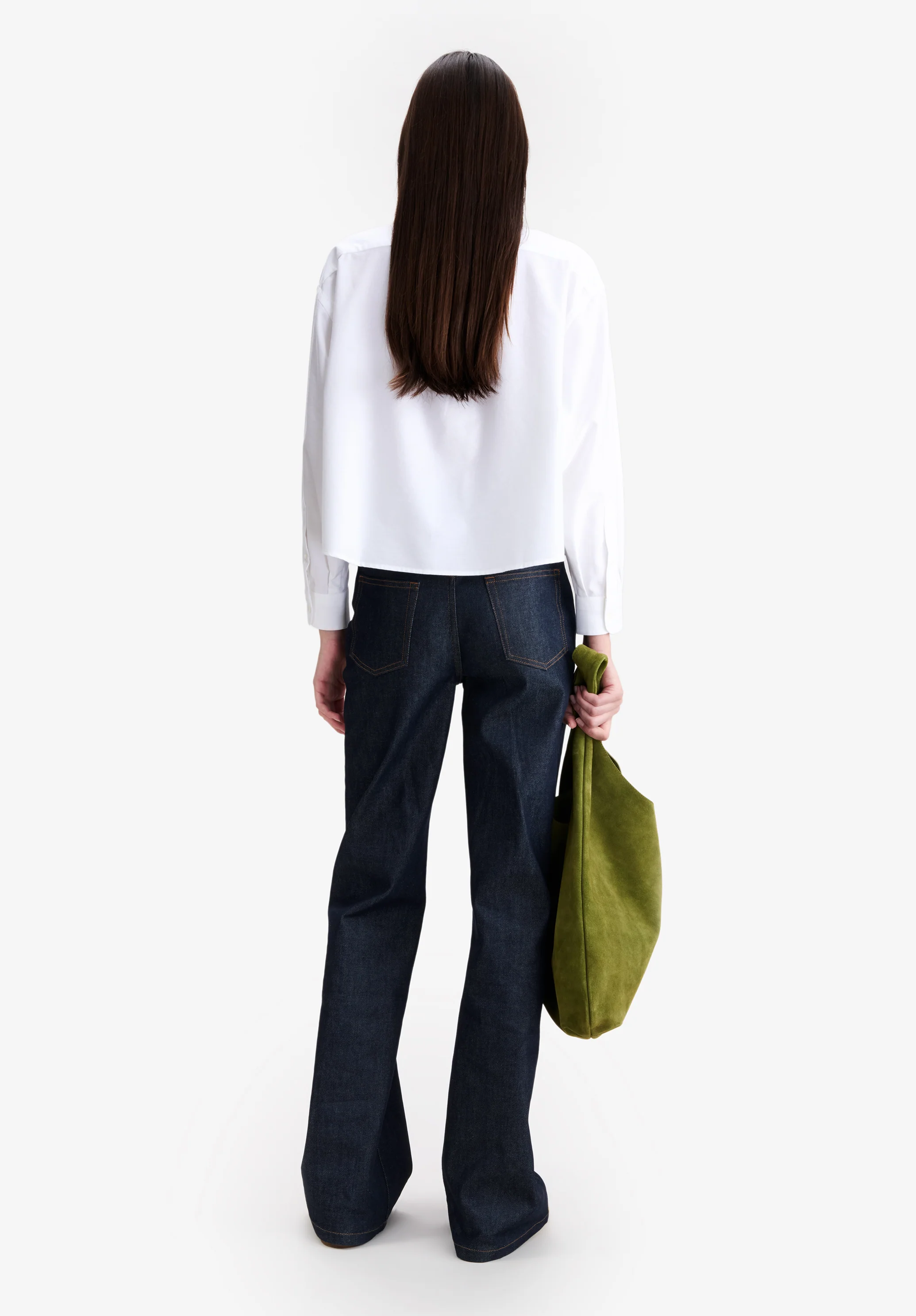 Short white oxford shirt - Image 3