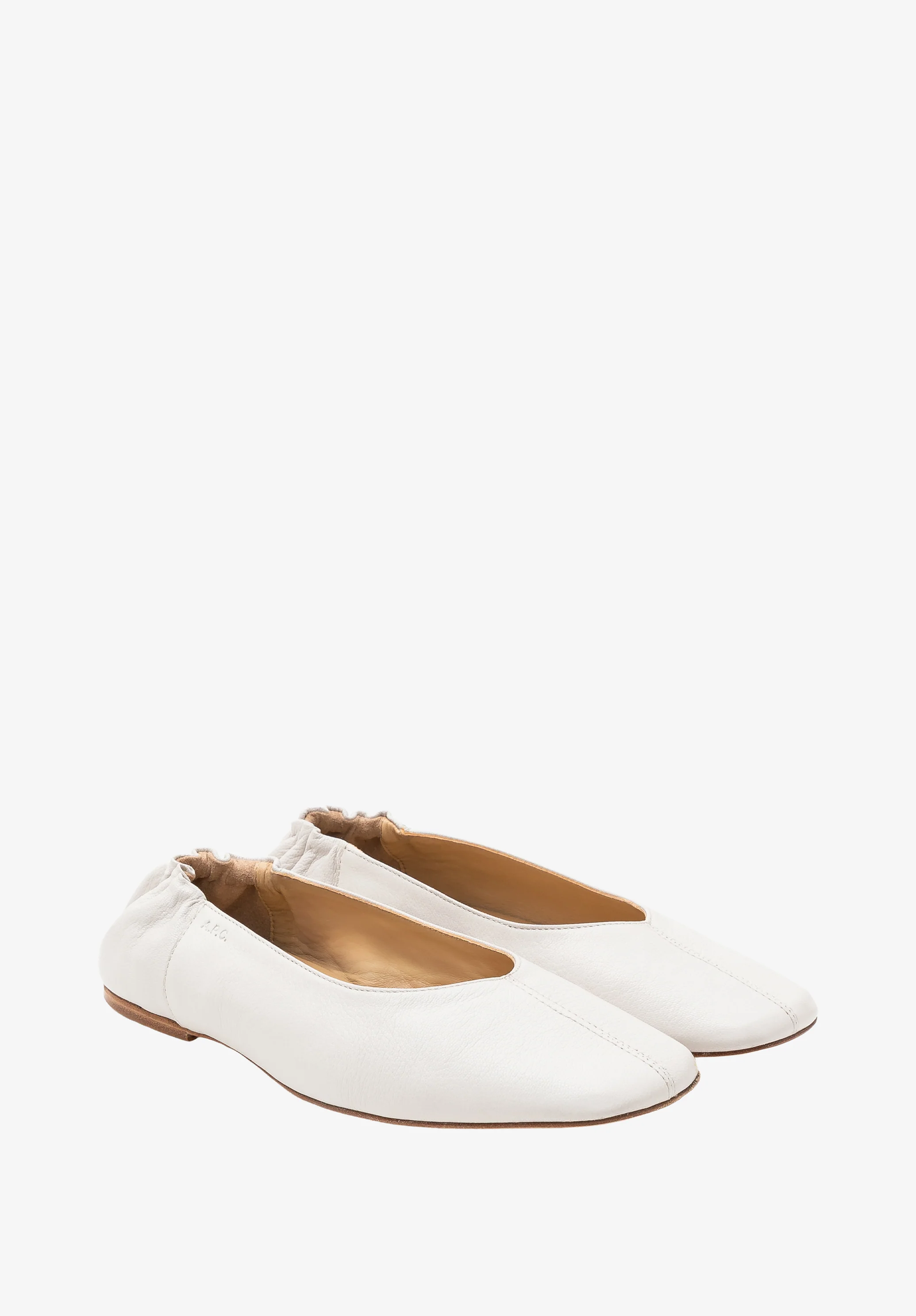Smooth leather ballet flats - Image 2