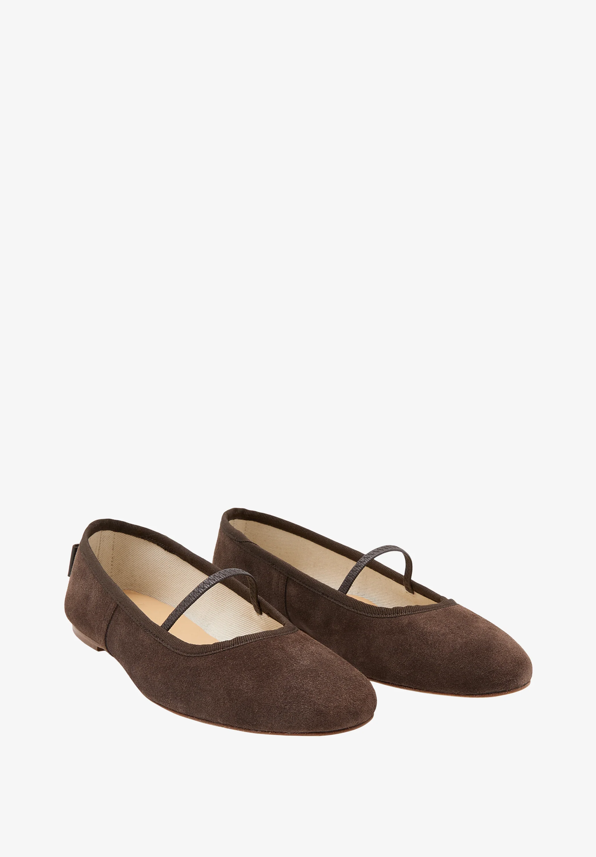 Split leather ballet flats - Image 3