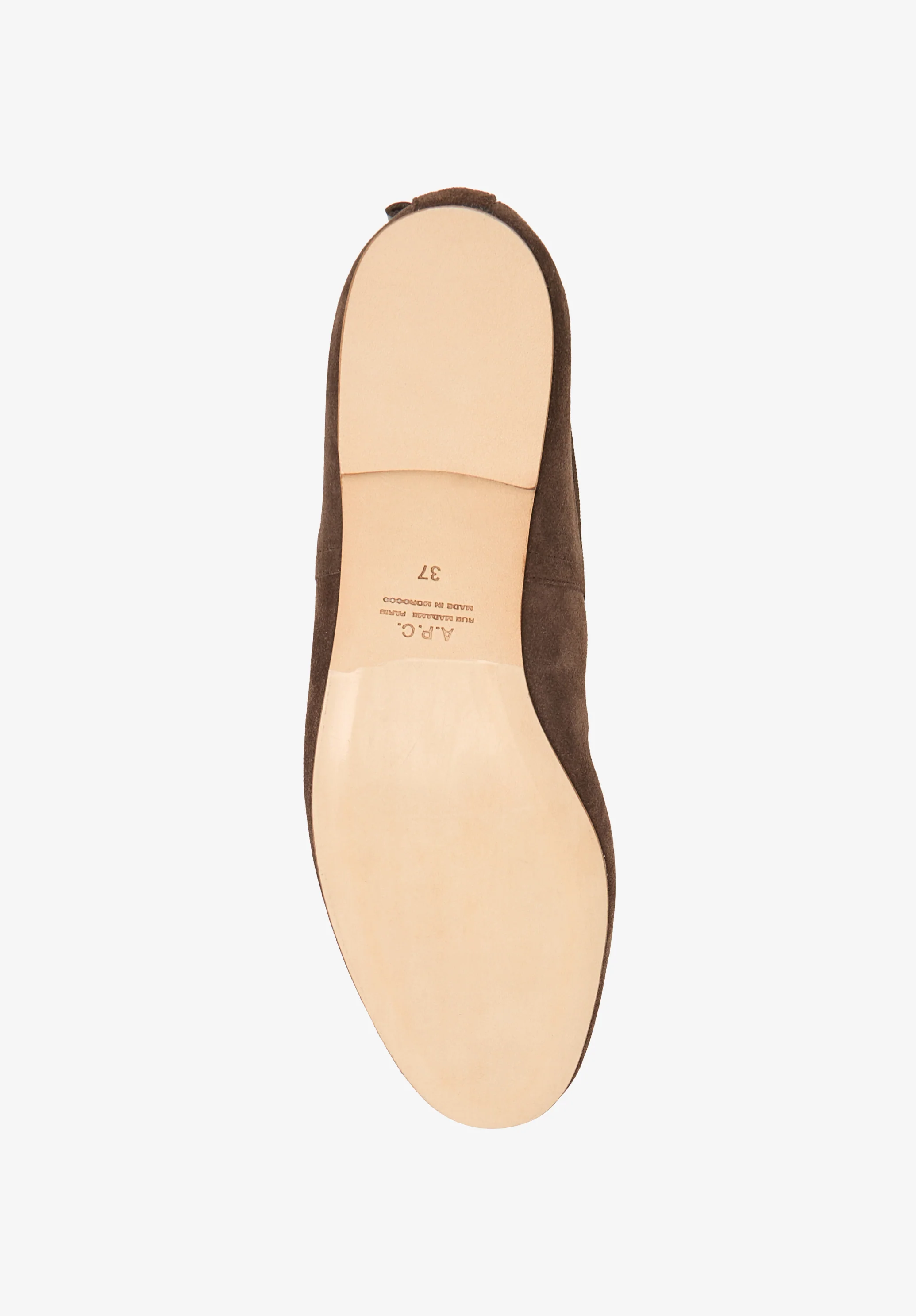 Split leather ballet flats - Image 4