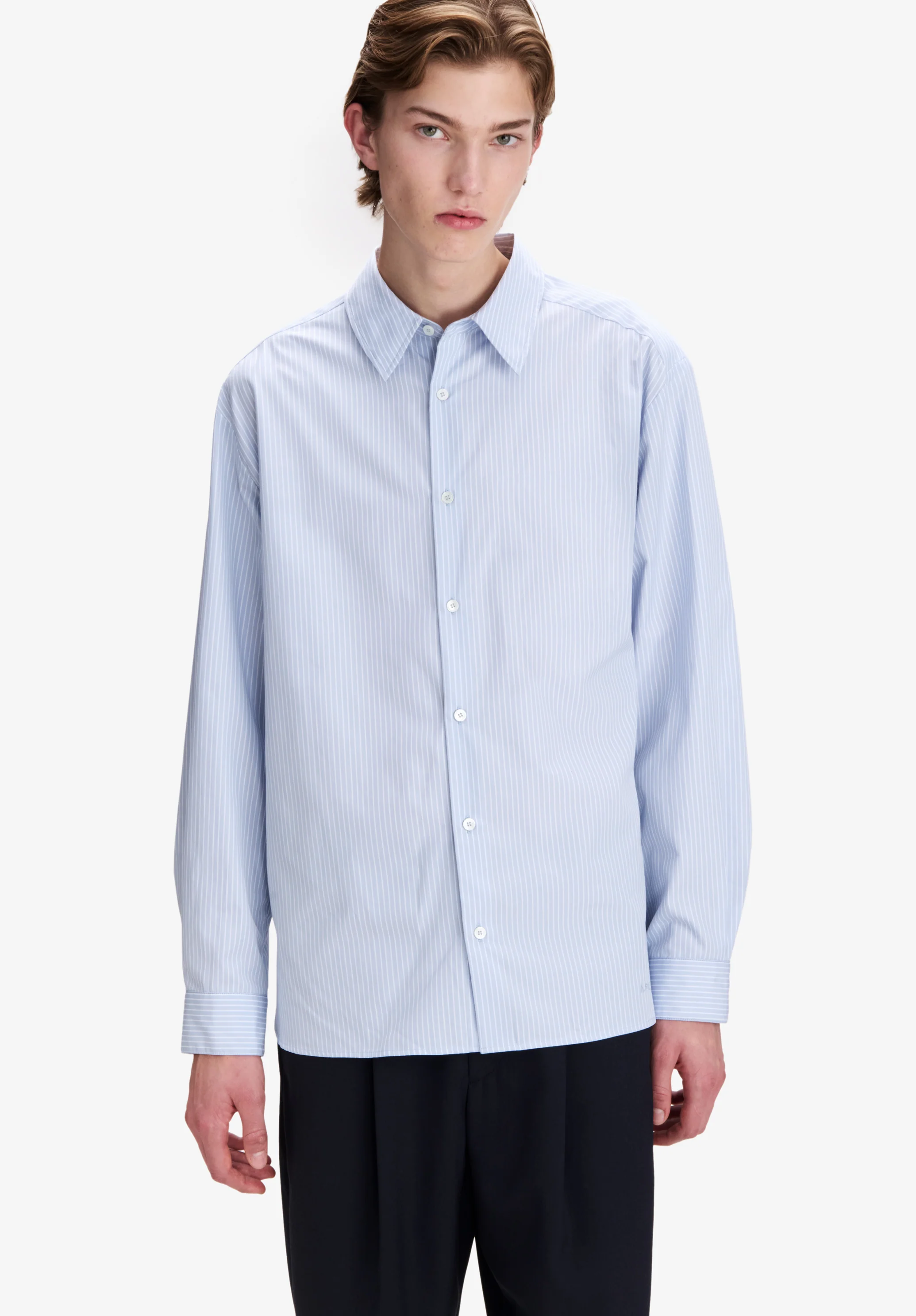 Striped grey-blue shirt - Image 3