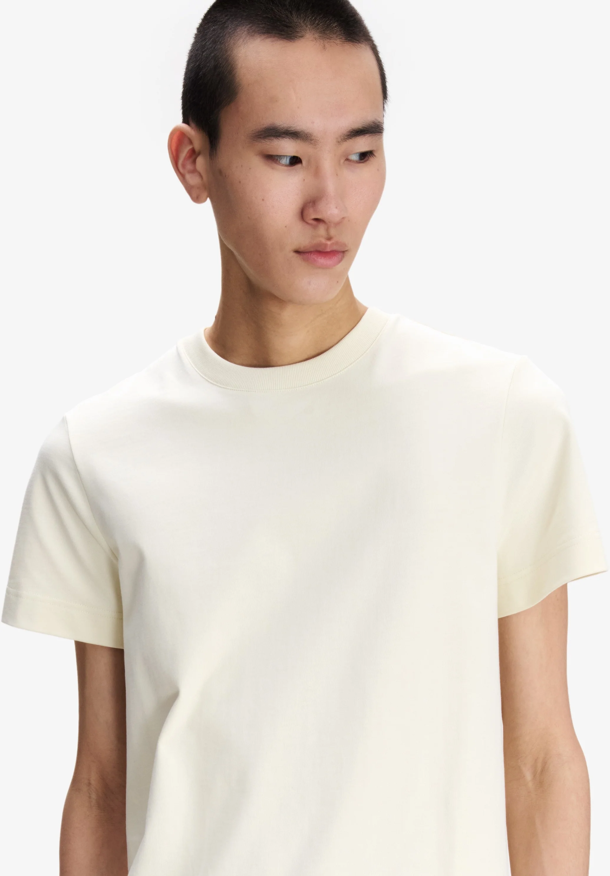 White organic cotton T-shirt - Image 2